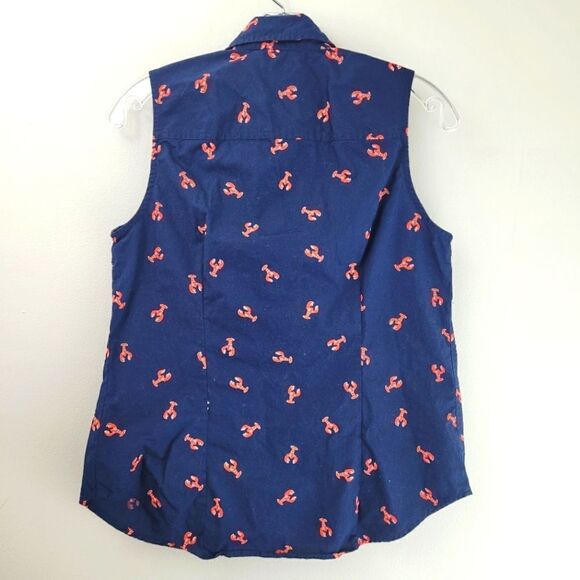 J CREW bundle (x2) preppy sleeveless tank button down shirts - Picture 4 of 11